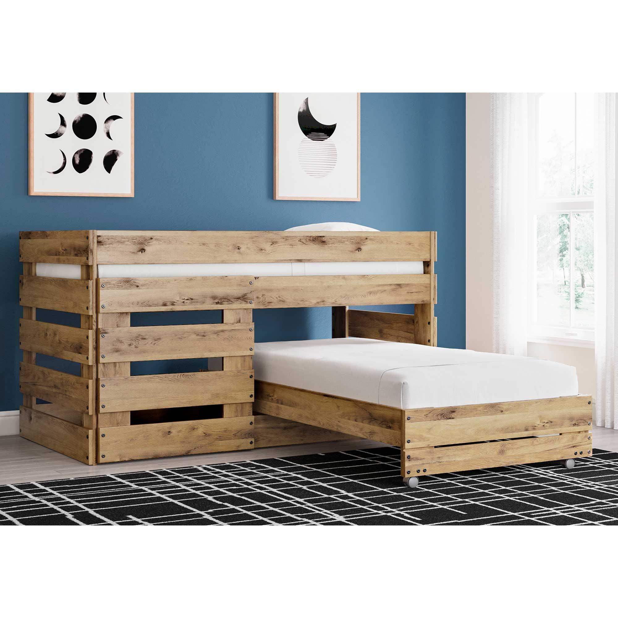 Twin loft 2025 caster bed